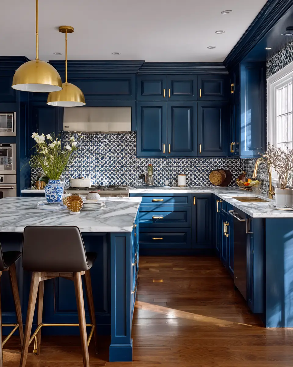 Navy Kitchen Decor Ideas