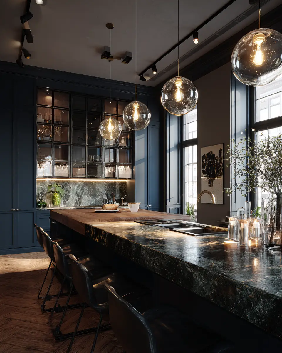 Navy Kitchen Decor Ideas