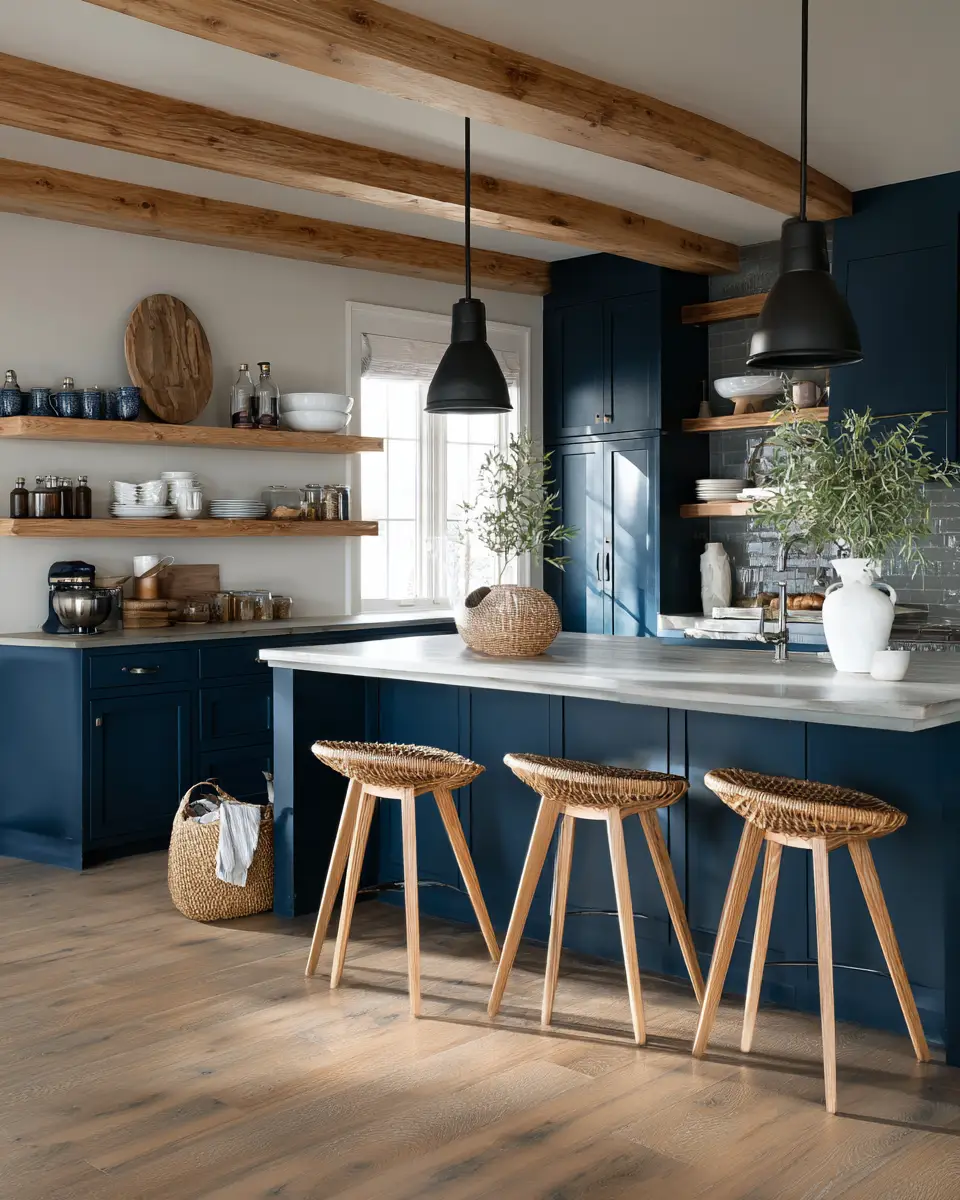 Navy Kitchen Decor Ideas