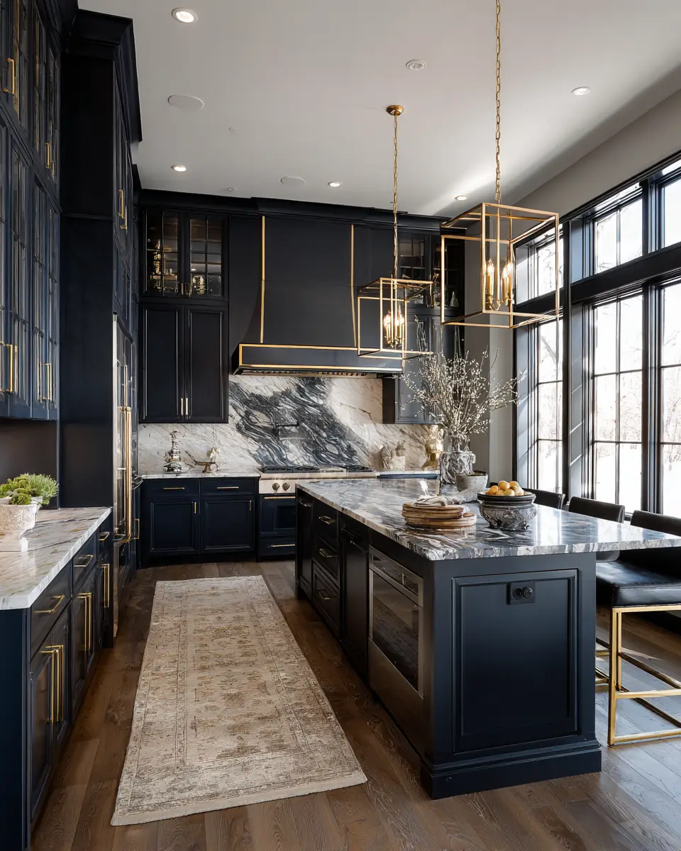 Navy Kitchen Decor Ideas