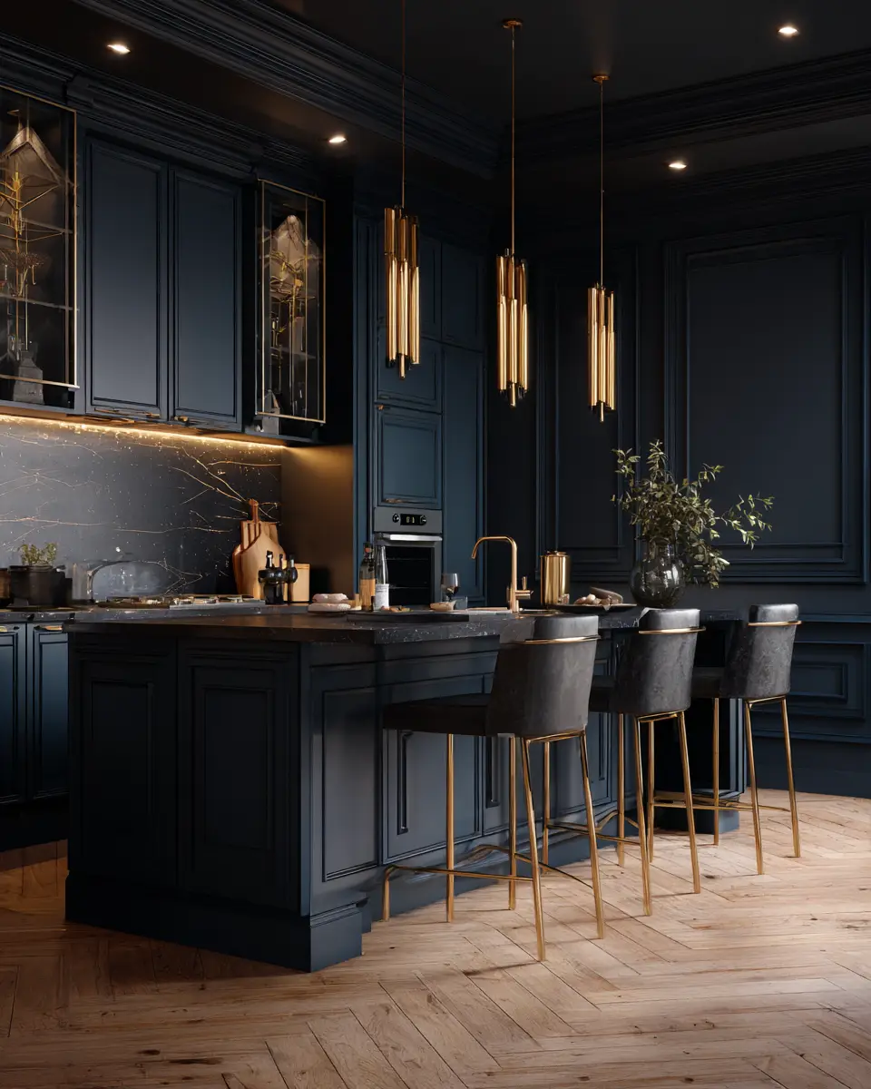 Navy Kitchen Decor Ideas