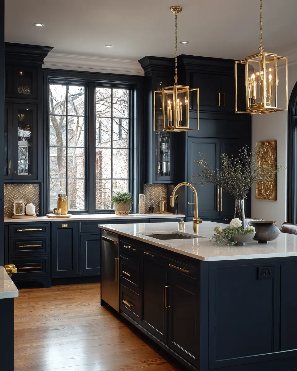 Navy Kitchen Decor Ideas