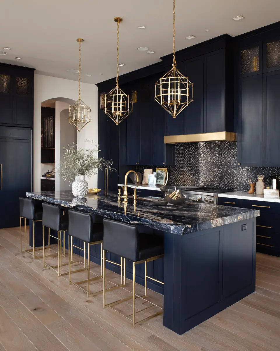 Navy Kitchen Decor Ideas
