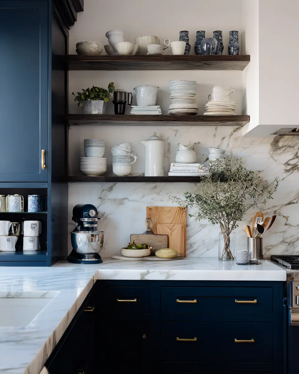 Navy Kitchen Decor Ideas