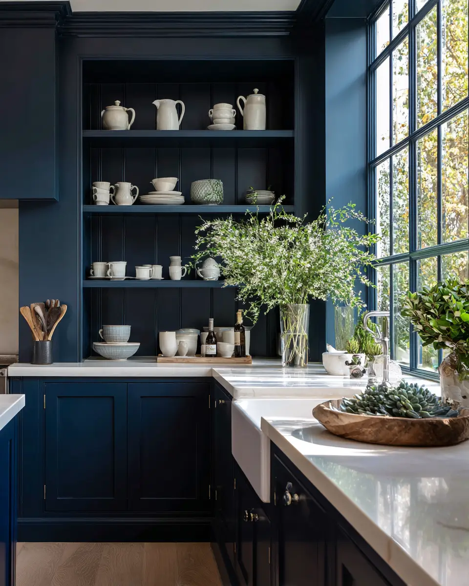 Navy Kitchen Decor Ideas