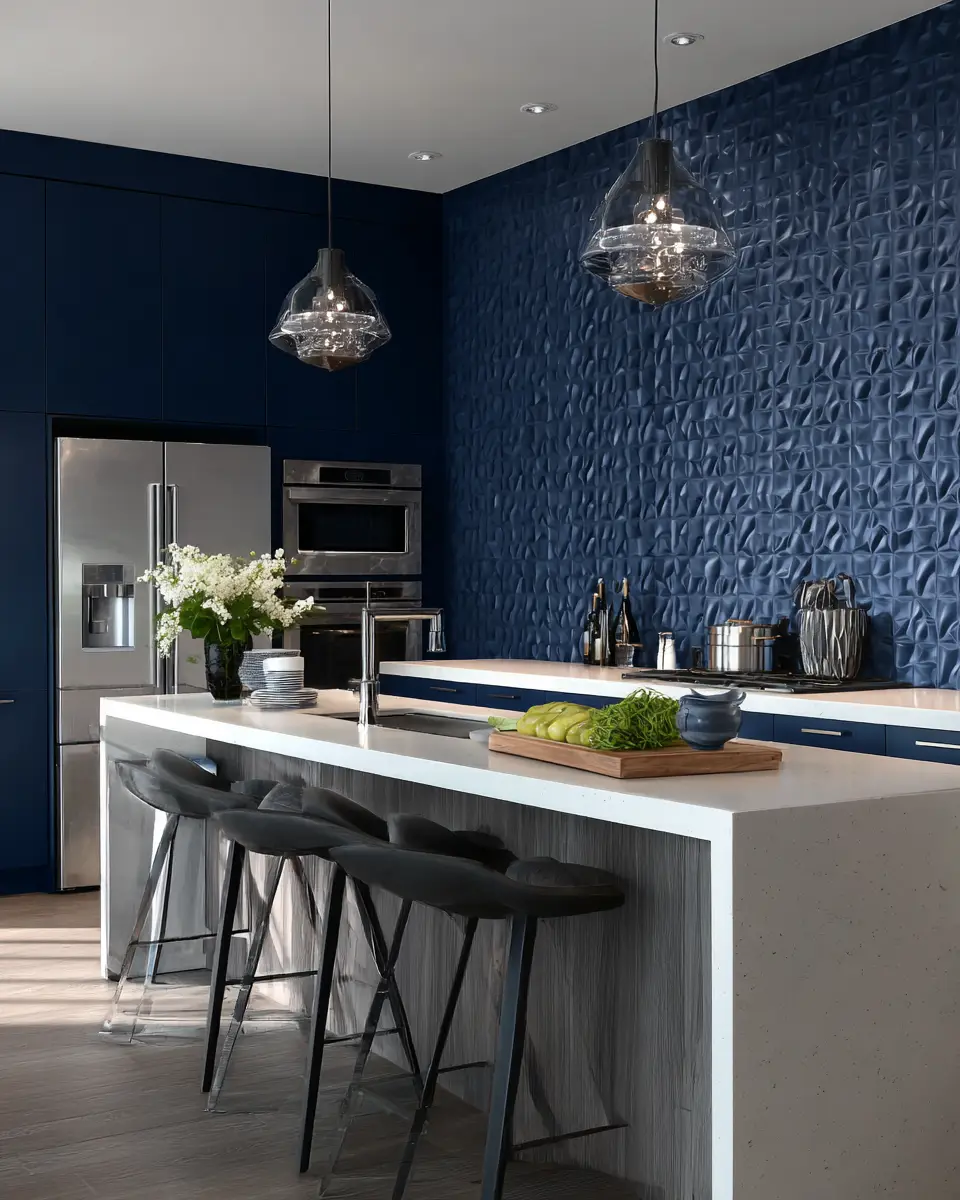 Navy Kitchen Decor Ideas