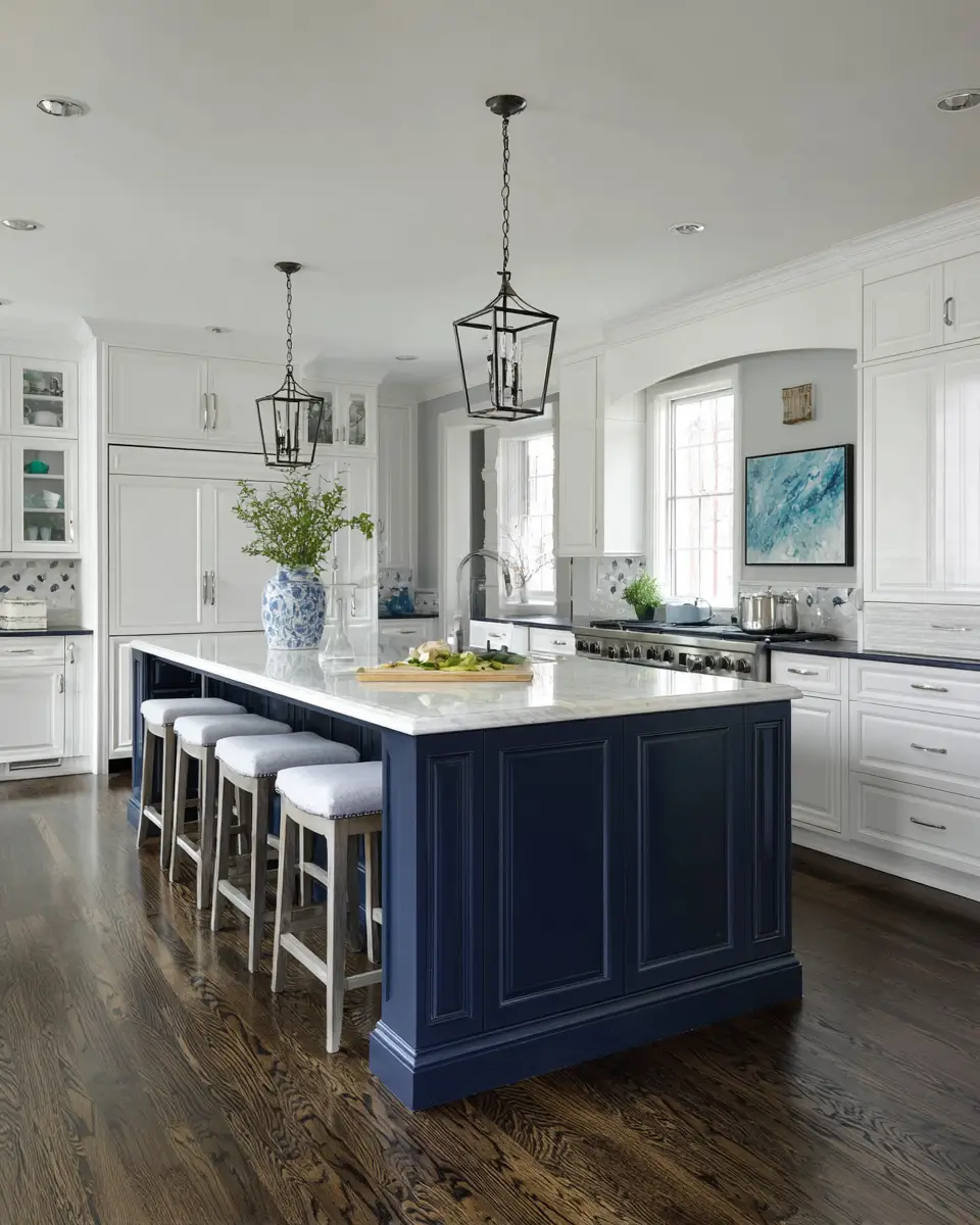 Navy Kitchen Decor Ideas