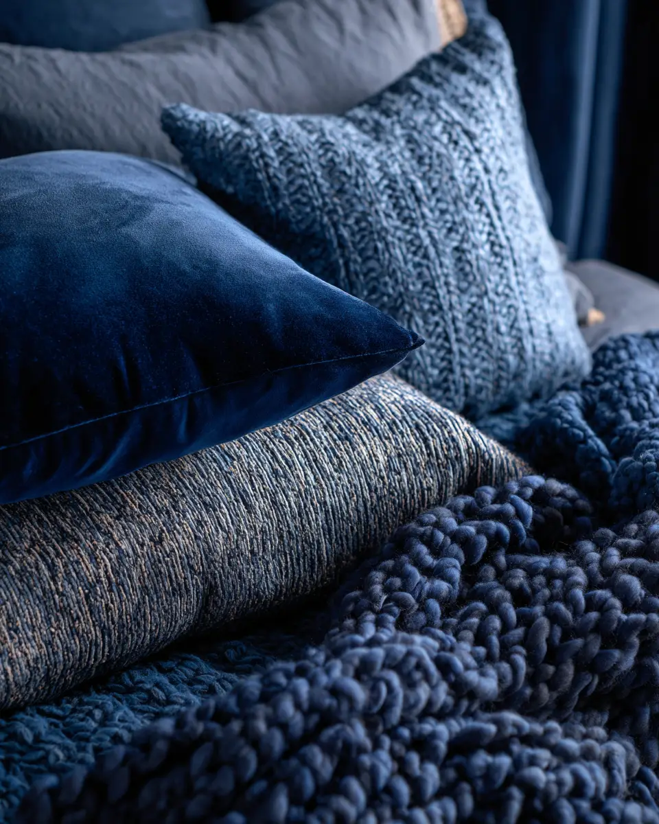 Navy Minimalist Bedroom Decor Ideas