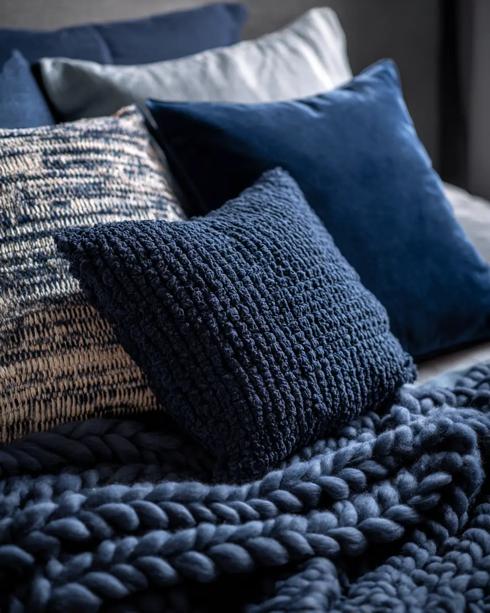 Navy Minimalist Bedroom Decor Ideas