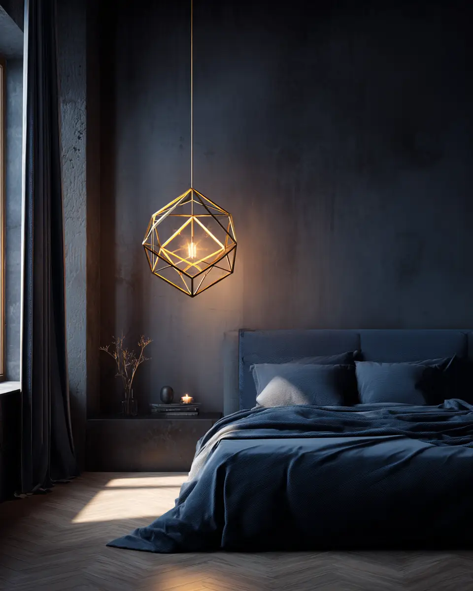 Navy Minimalist Bedroom Decor Ideas