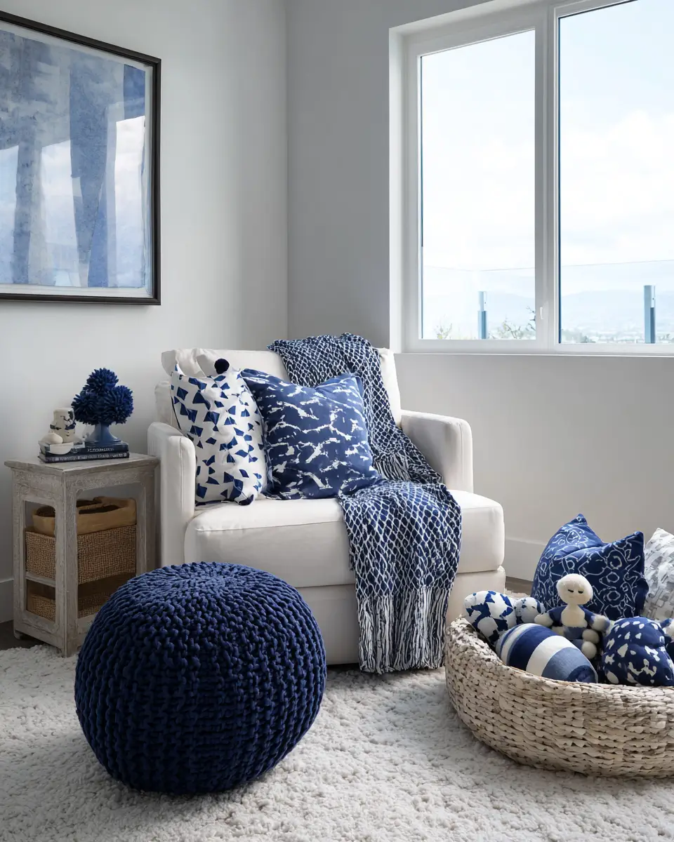 Navy Modern Nursery Decor Ideas