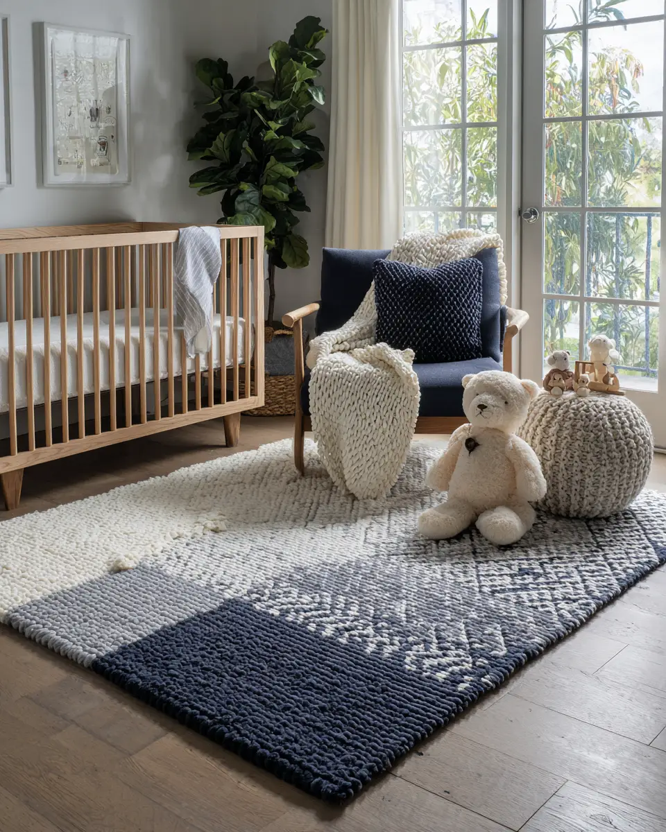 Navy Modern Nursery Decor Ideas