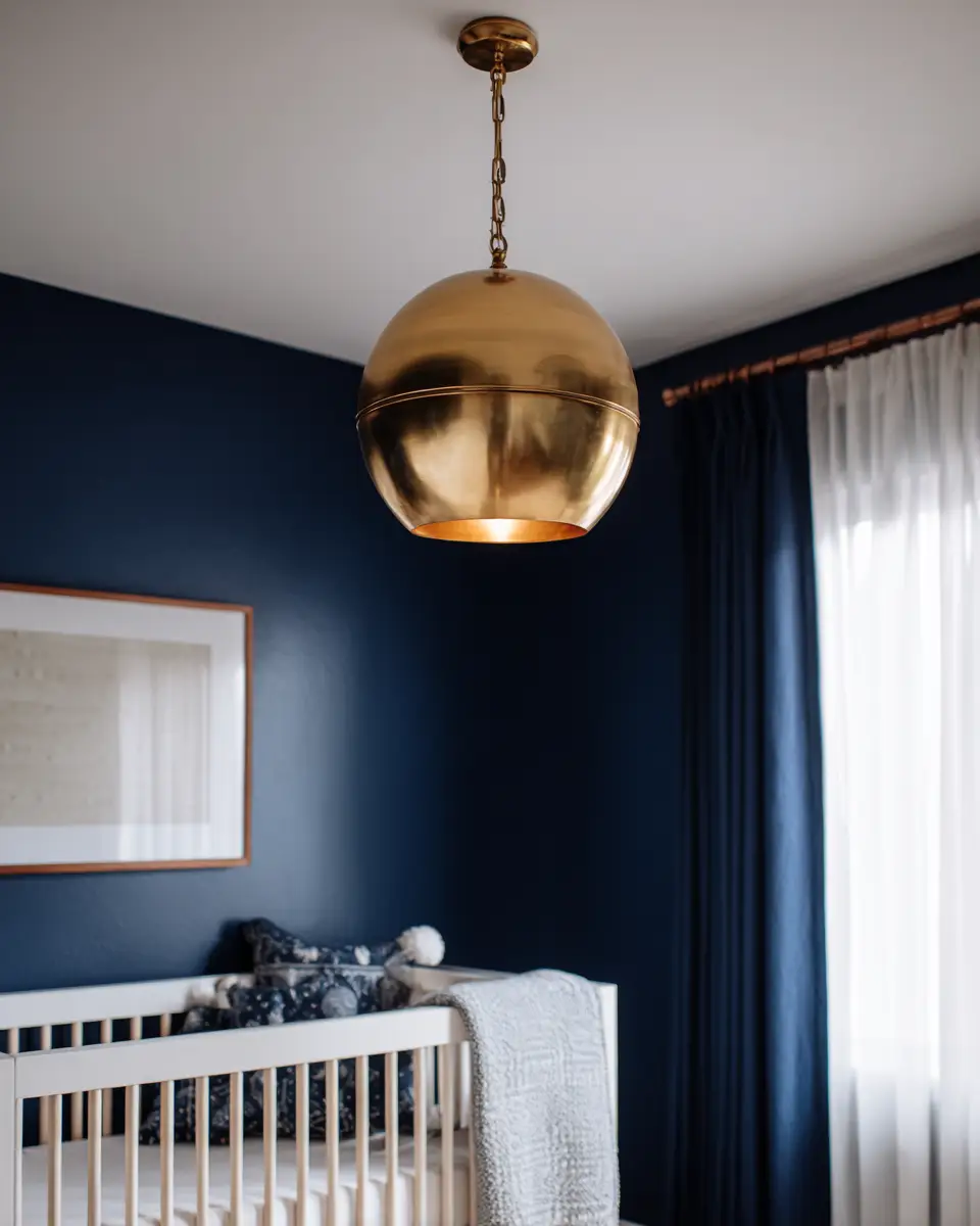 Navy Modern Nursery Decor Ideas