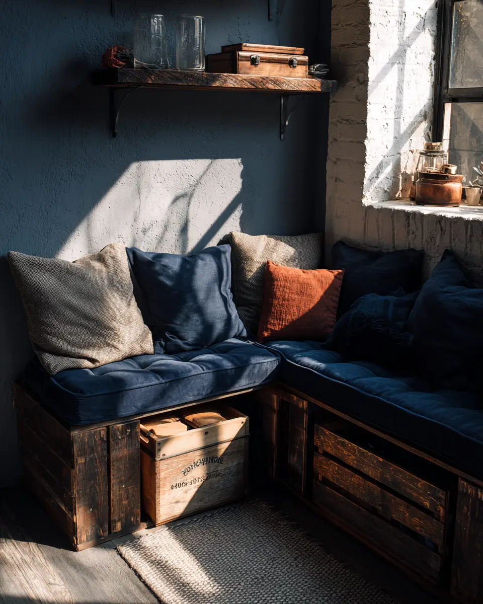 Navy Rustic Garage Decor Ideas