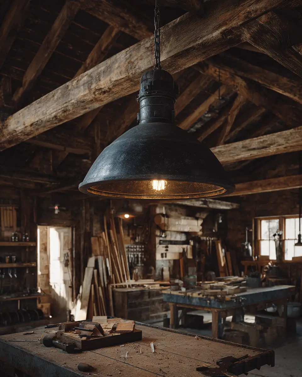 Navy Rustic Garage Decor Ideas