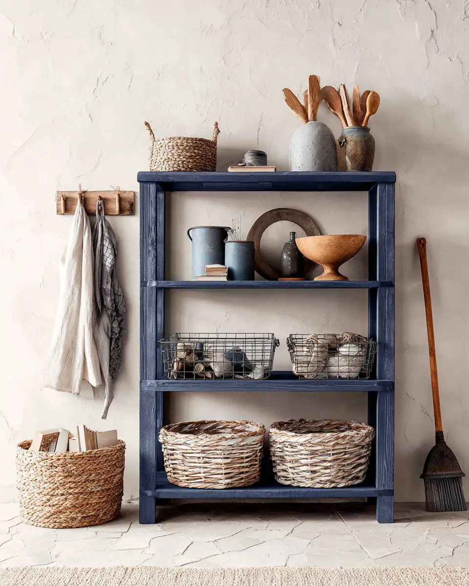 Navy Rustic Garage Decor Ideas