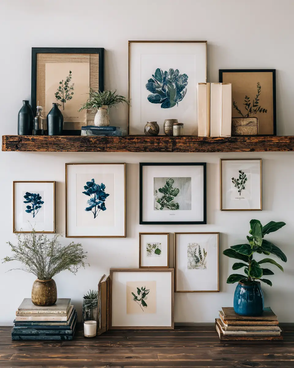 Navy Rustic Home Office Decor Ideas