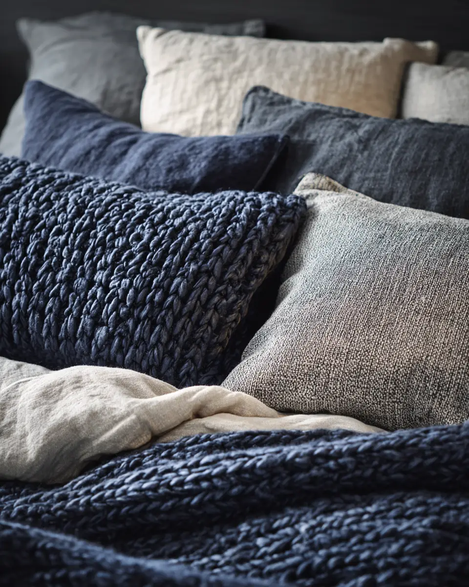 Navy Scandinavian Bedroom Decor Ideas