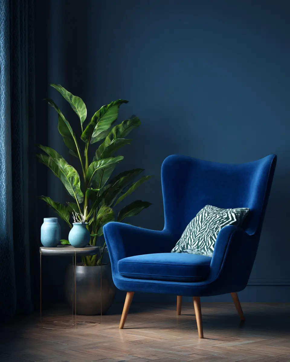 Navy Scandinavian Bedroom Decor Ideas