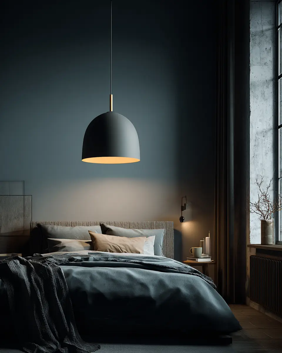 Navy Scandinavian Bedroom Decor Ideas