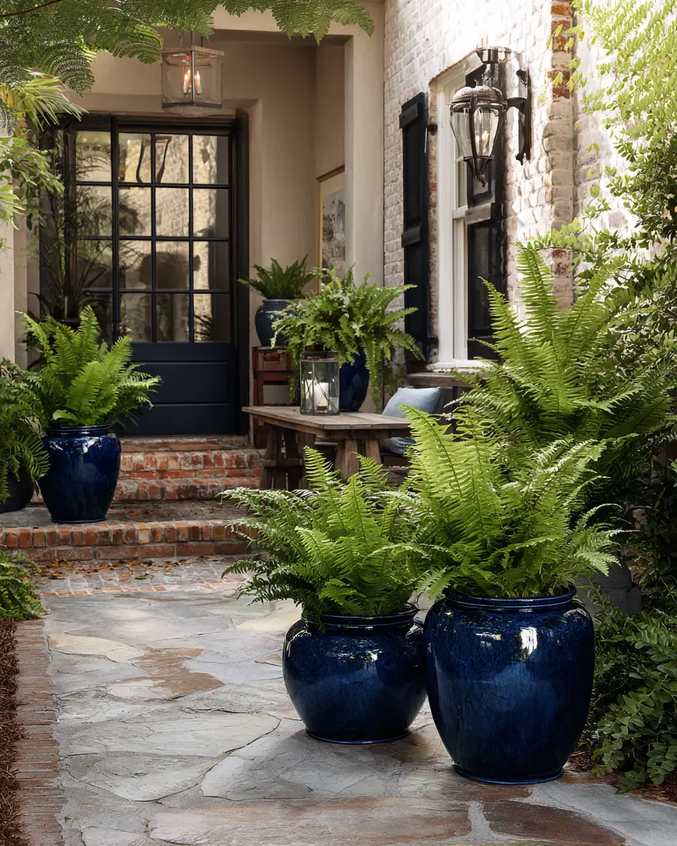 Navy Traditional Patio Decor Ideas