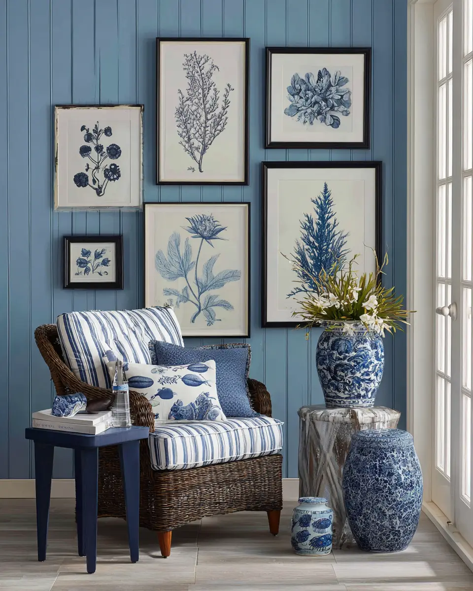 Navy Traditional Patio Decor Ideas