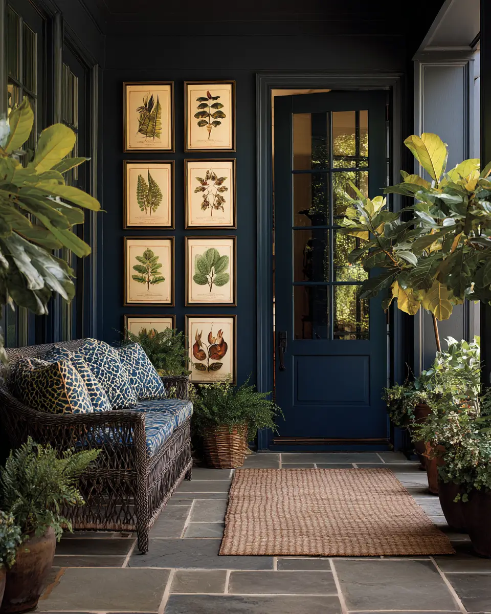Navy Traditional Patio Decor Ideas