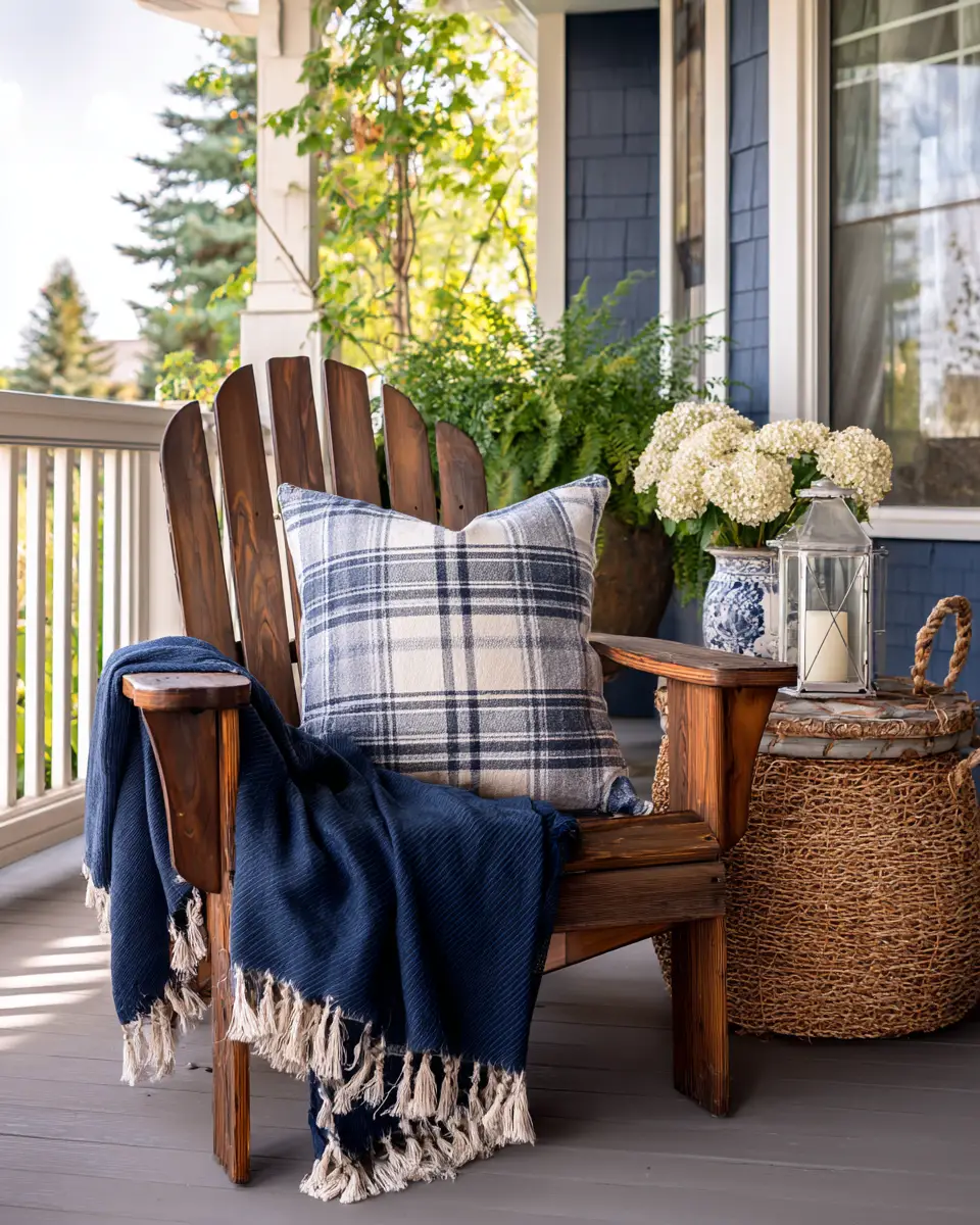 Navy Traditional Patio Decor Ideas