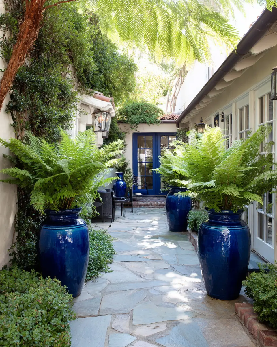 Navy Traditional Patio Decor Ideas