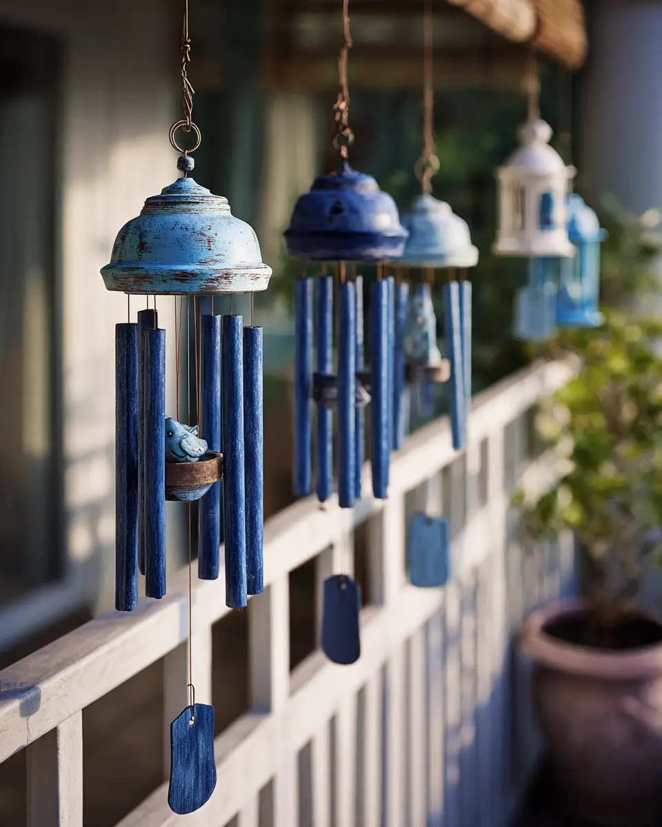 Navy Vintage Balcony Decor Ideas