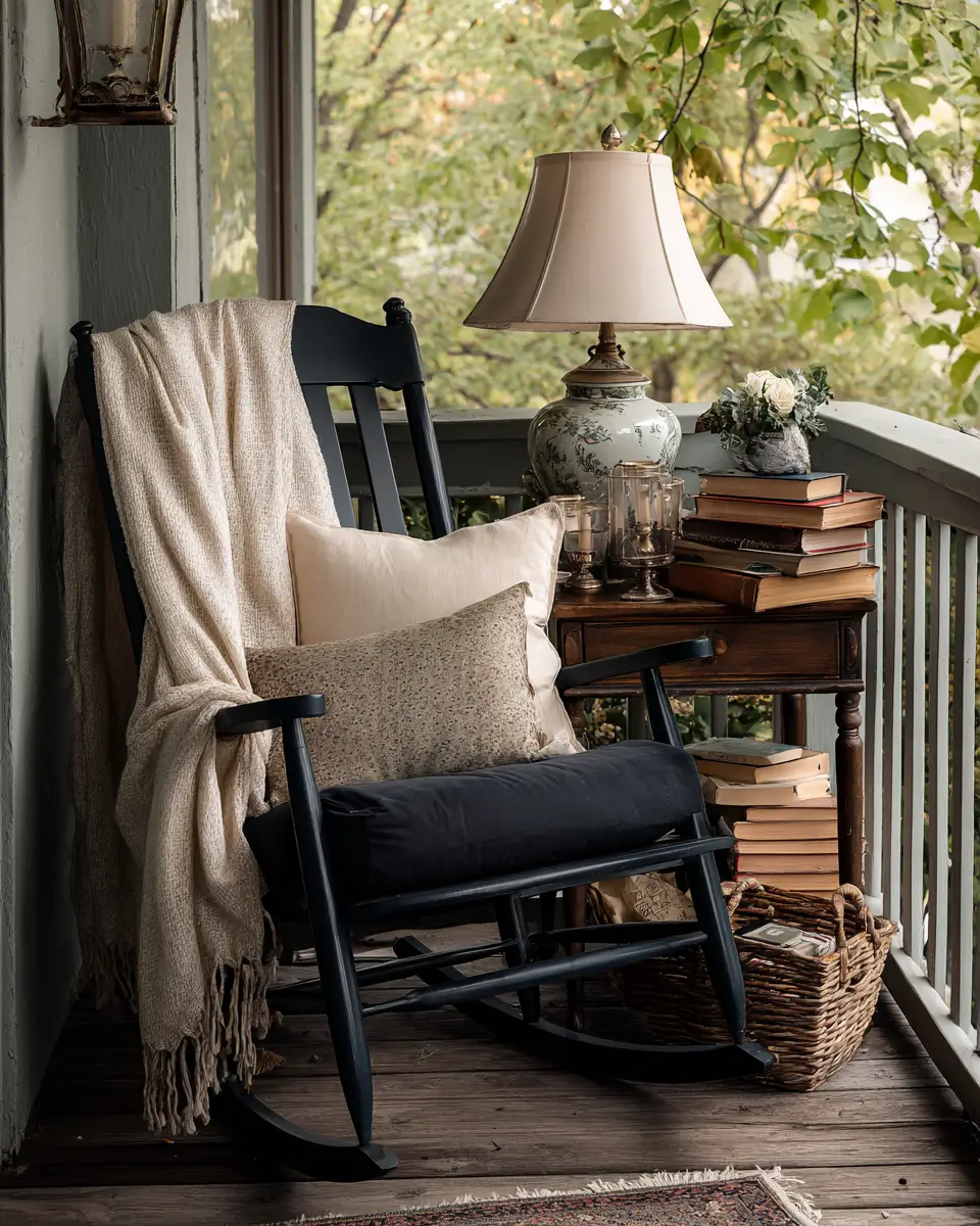 Navy Vintage Patio Decor Ideas