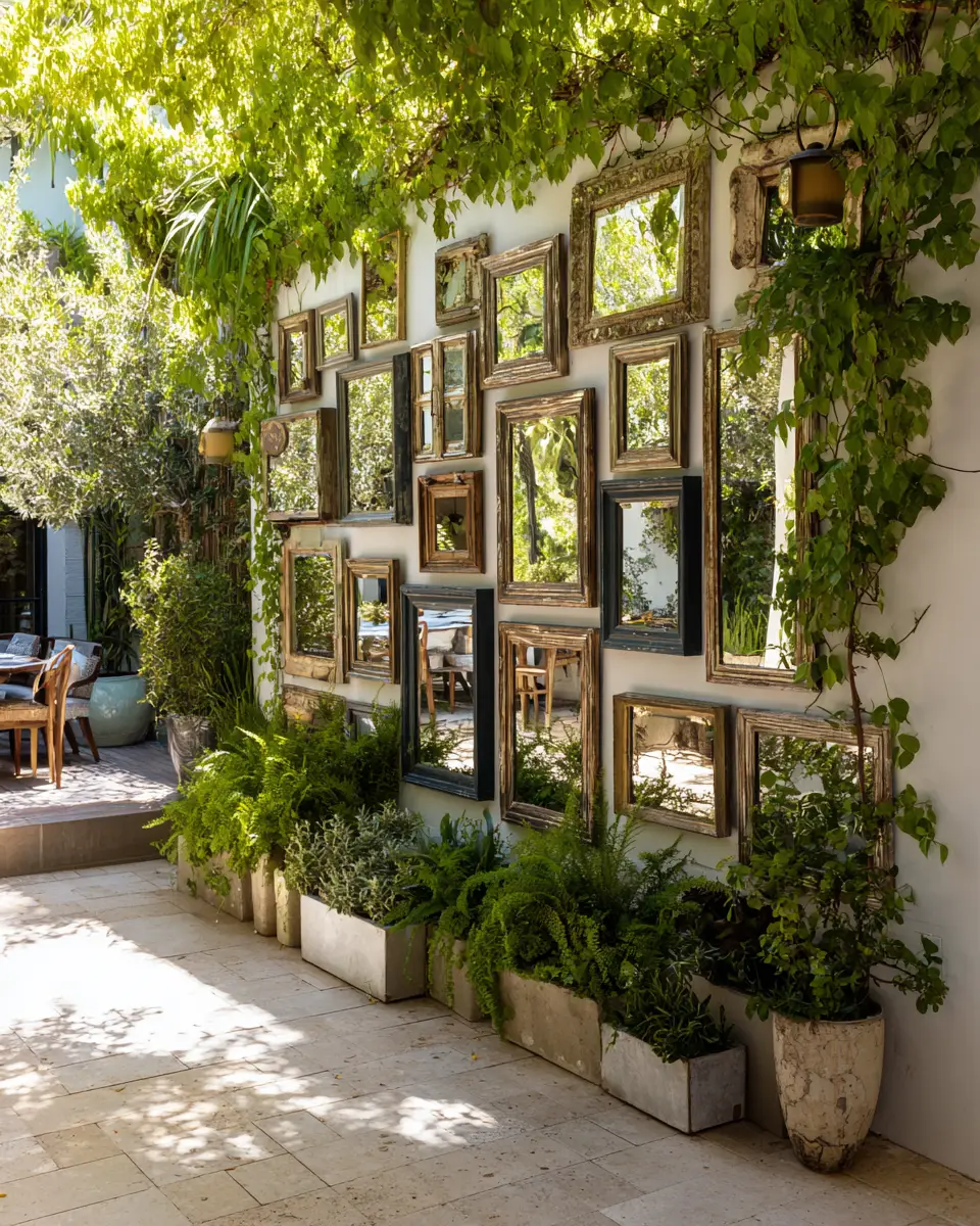 Navy Vintage Patio Decor Ideas