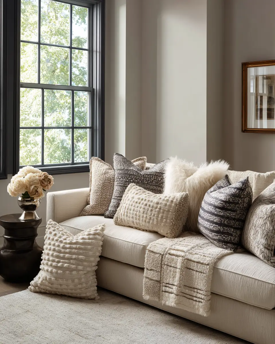 Neutral Art Deco Living Room Decor Ideas