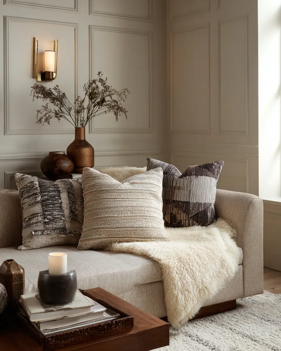 Neutral Art Deco Living Room Decor Ideas