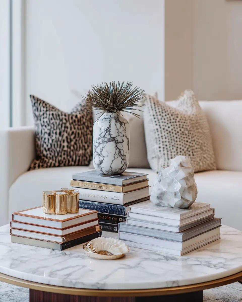 Neutral Art Deco Living Room Decor Ideas