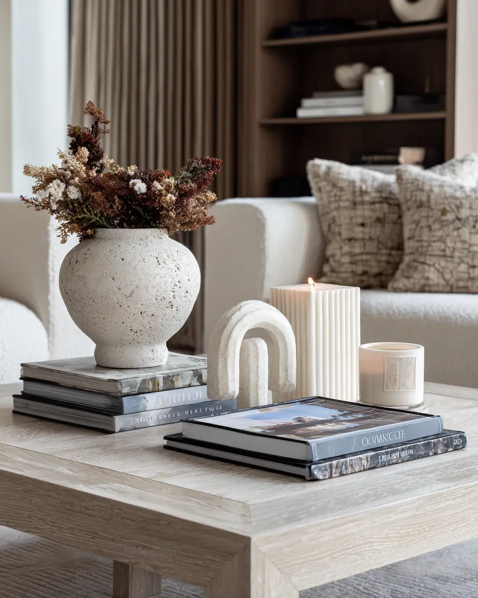 Neutral Art Deco Living Room Decor Ideas