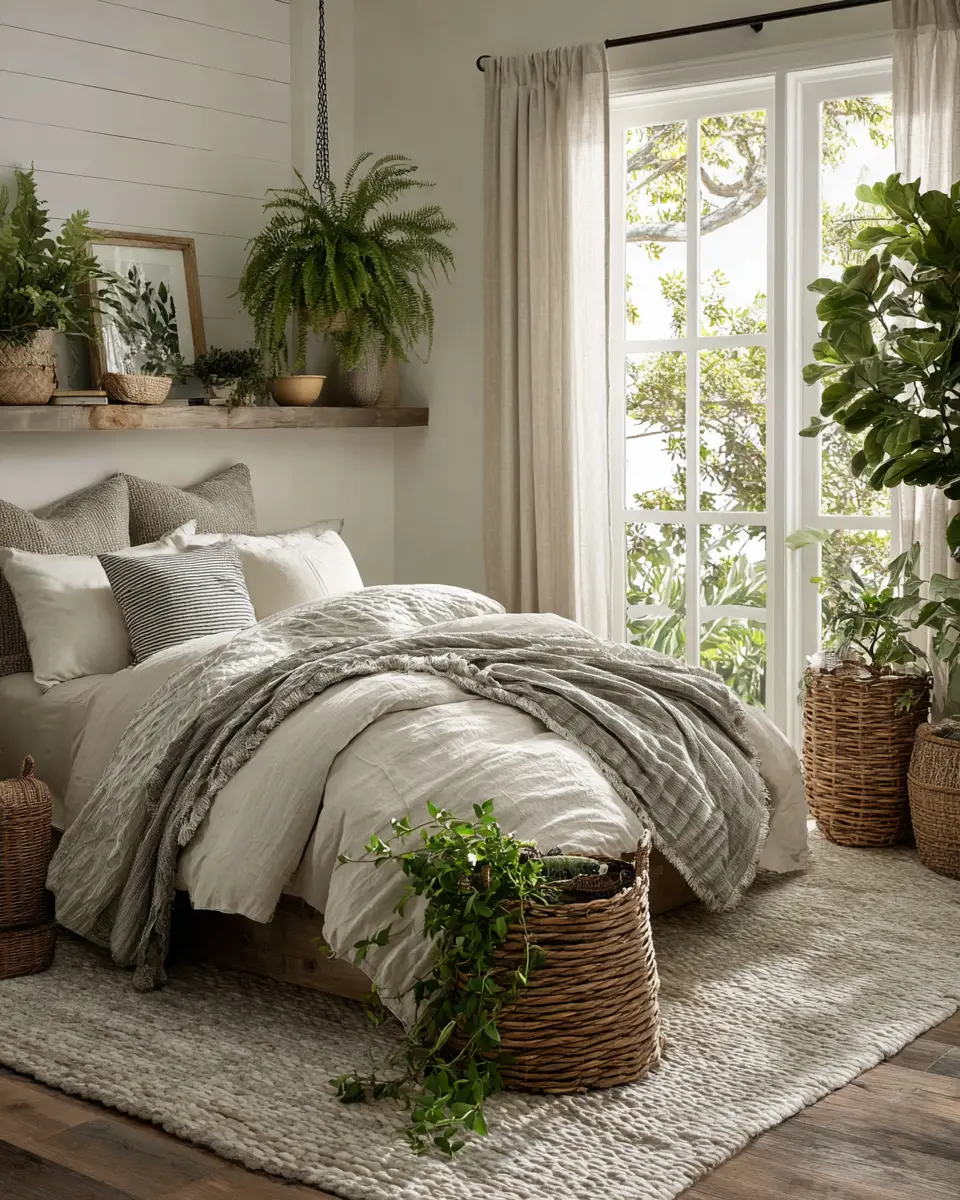 Neutral Coastal Bedroom Decor Ideas