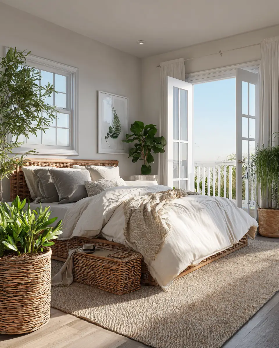 Neutral Coastal Bedroom Decor Ideas