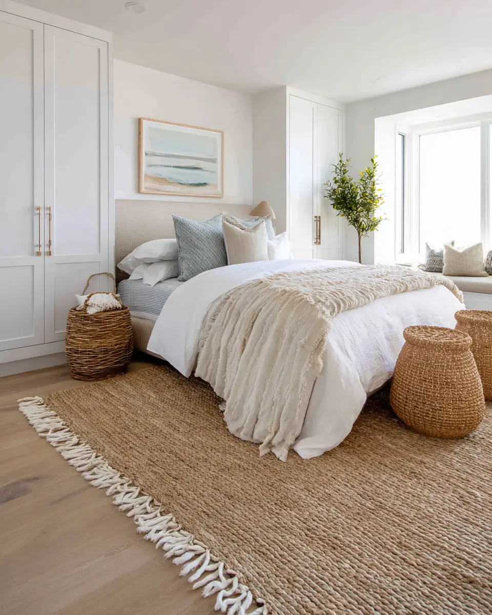 Neutral Coastal Bedroom Decor Ideas