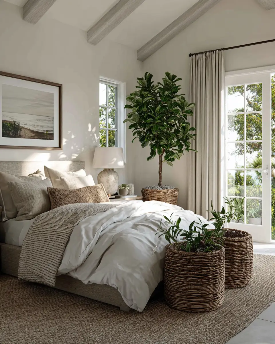 Neutral Coastal Bedroom Decor Ideas