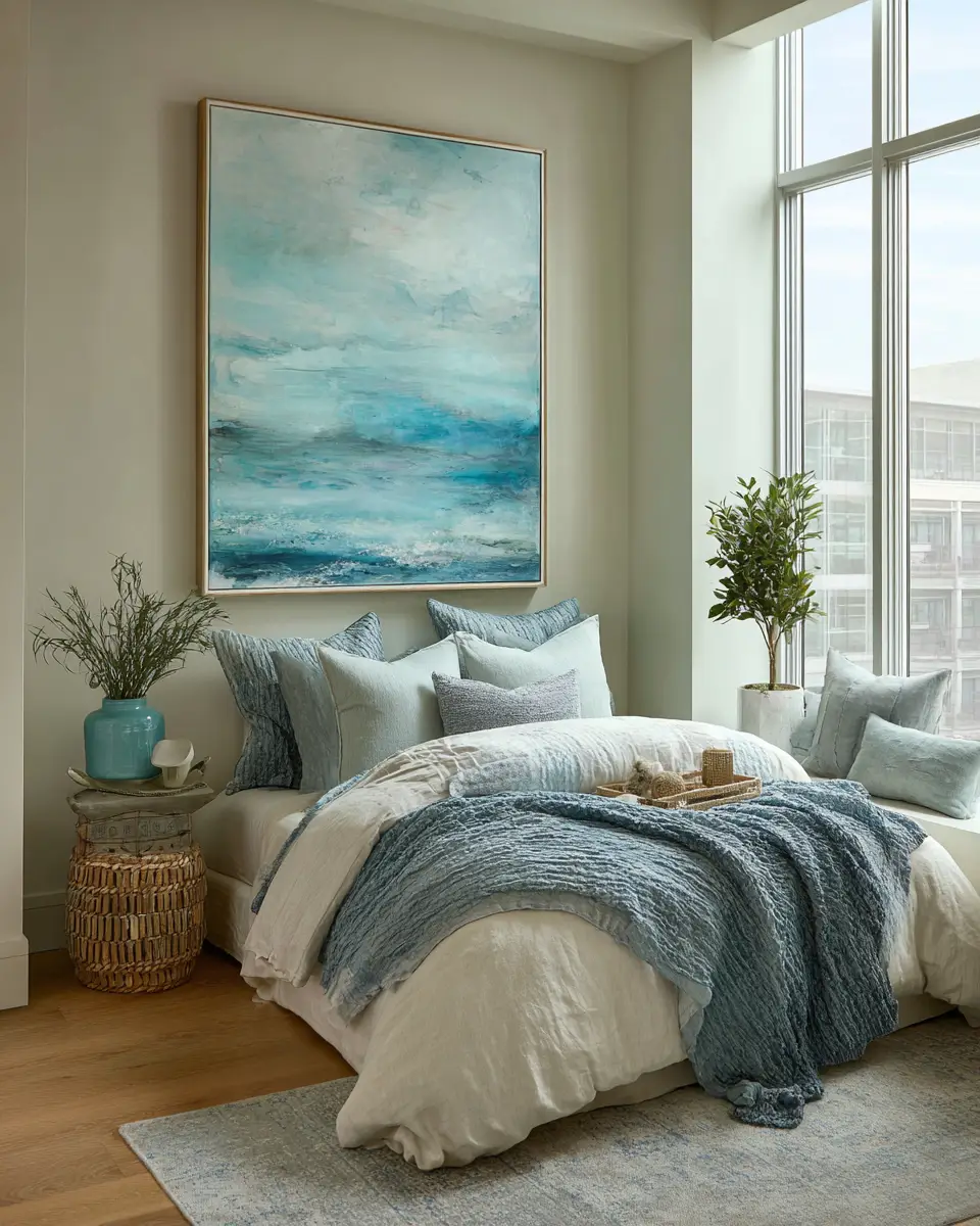 Neutral Coastal Bedroom Decor Ideas