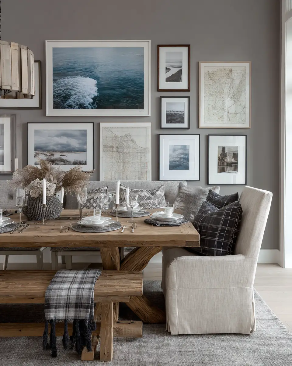 Neutral Coastal Dining Room Decor Ideas - Featured