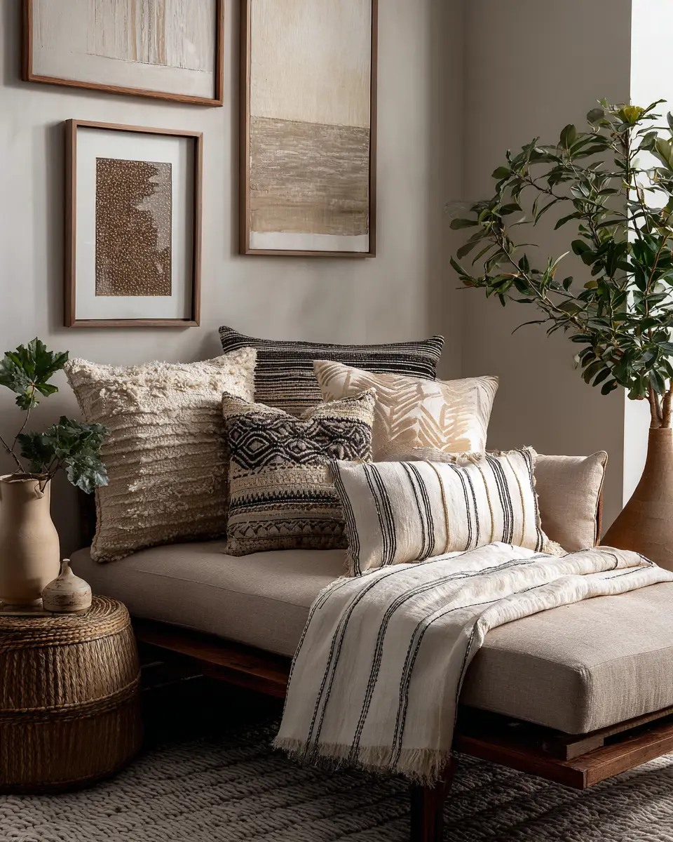 Neutral Contemporary Living Room Decor Ideas