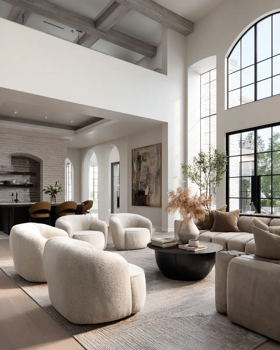 Neutral Contemporary Living Room Decor Ideas