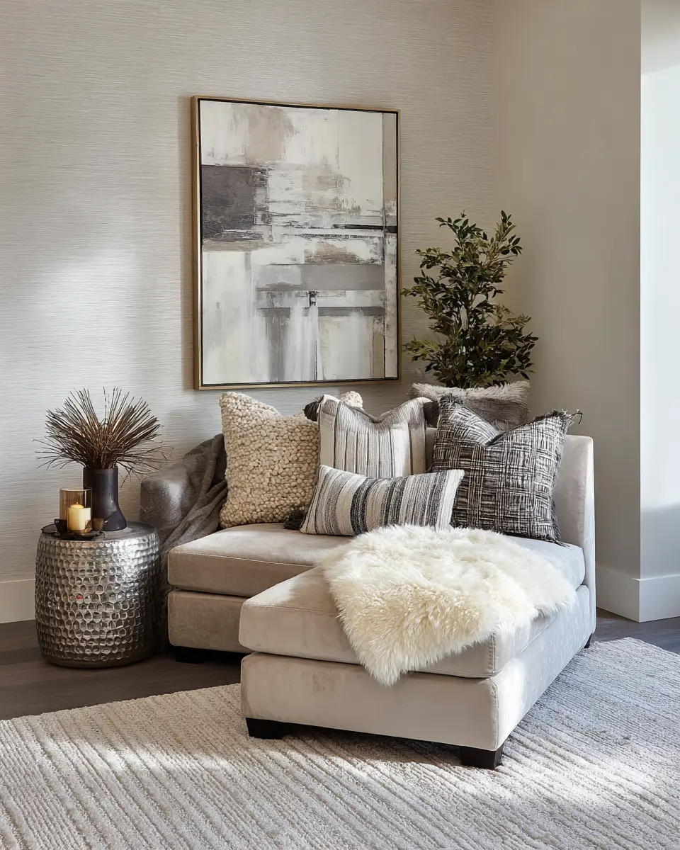 Neutral Contemporary Living Room Decor Ideas