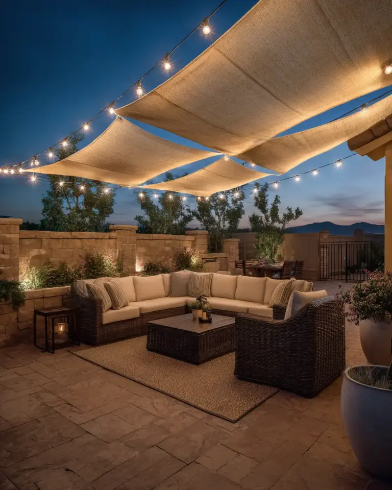 Neutral Contemporary Patio Decor Ideas - Featured