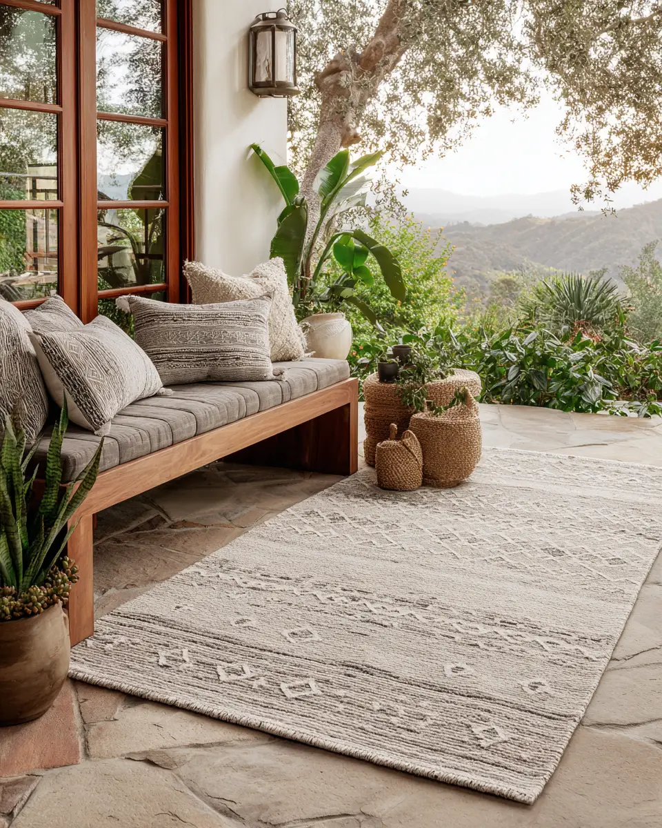 Neutral Contemporary Patio Decor Ideas