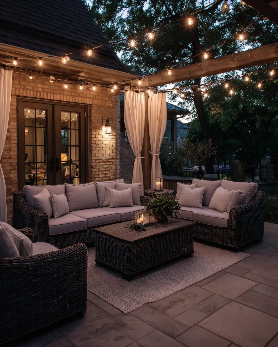 Neutral Contemporary Patio Decor Ideas