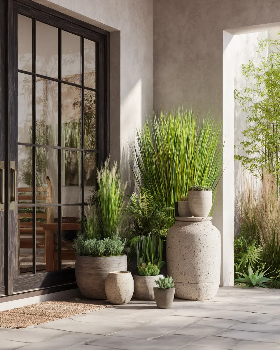 Neutral Contemporary Patio Decor Ideas