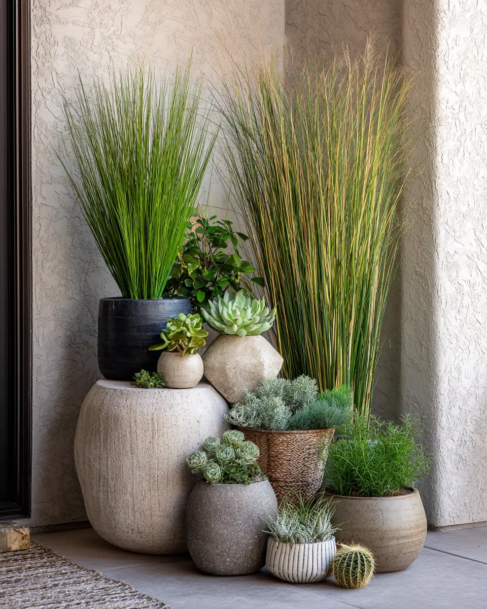 Neutral Contemporary Patio Decor Ideas